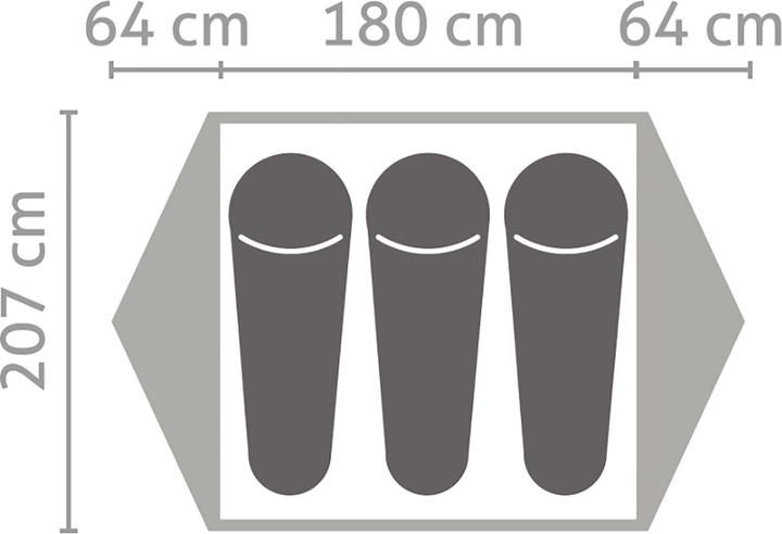 Image du produit Salewa Latitude III (Tente igloo, 2.80 kg, 3 personnes)