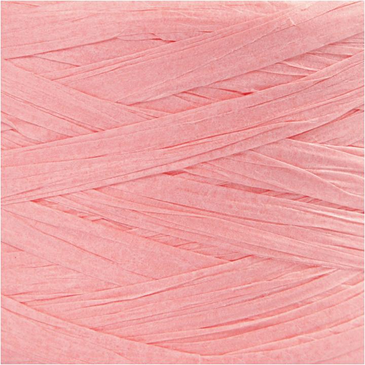 Immagine prodotto Creativ Company Nastro di carta rafia 8 mm x 100 m, rosa chiaro (Nastro da regalo, 1 x)