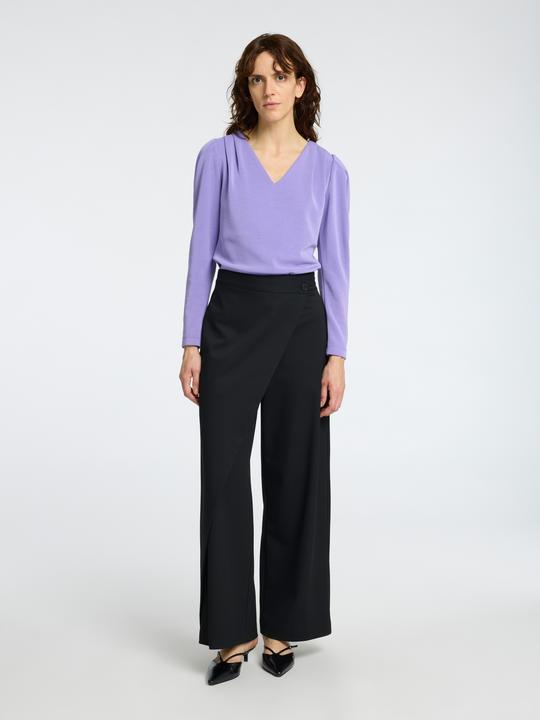 Produktbild Selected Femme Drapiertes Top mit V-Ausschnitt (L)