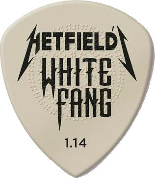 Actual product image Dunlop Hetfield's White Fang Custom Flow Picks (6 x, 1.14 mm)