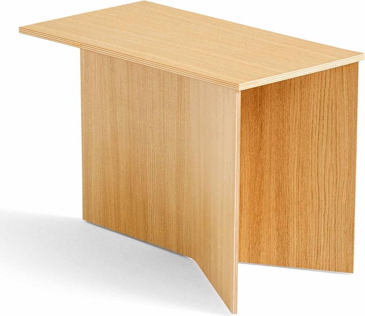 Image du produit HAY Slit Table Wood Oblong Beistelltisch (49.50 x 27.50 x 35.50 cm)