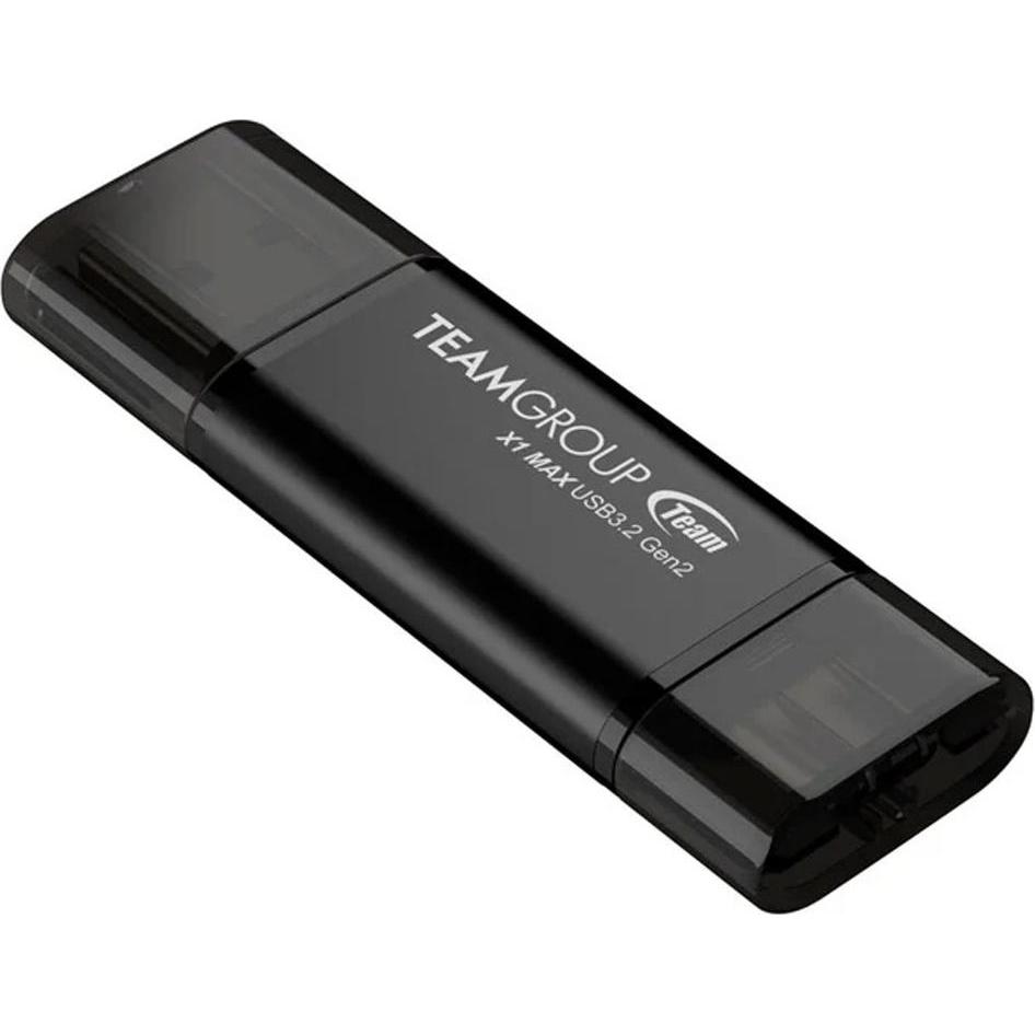Team Electronic X1 MAX 256 GB (256 GB, USB-A, USB-C), Chiavetta USB