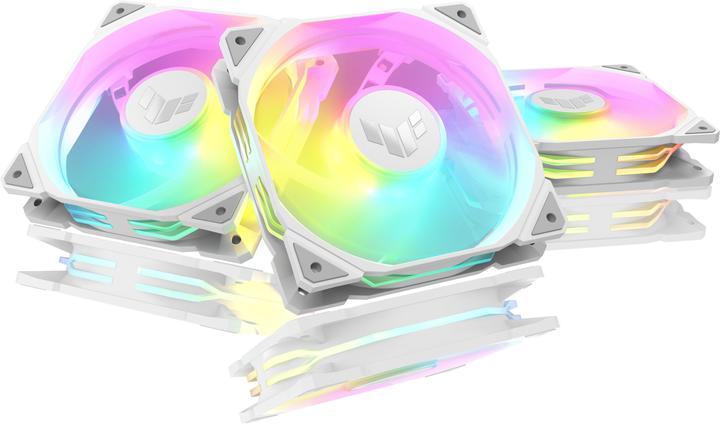 Image du produit ASUS Ventilateur TUF GAMING TR120 FAN ARGB WHT 3IN1 (120 mm, 1 x)