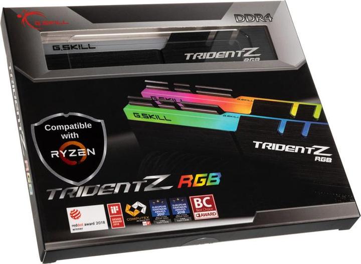 Actual product image G.Skill Trident Z RGB (for AMD) (2 x 16GB, 3200 MHz, DDR4-RAM, DIMM)