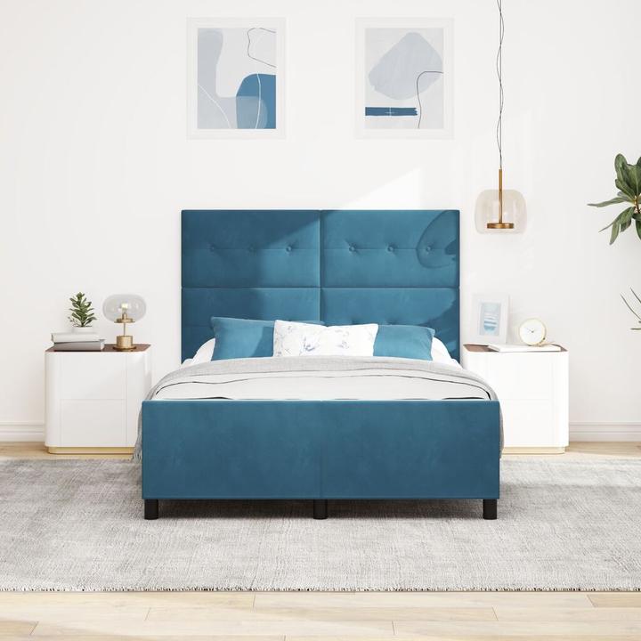Actual product image vidaXL Modernes Bett (140 x 200 cm)