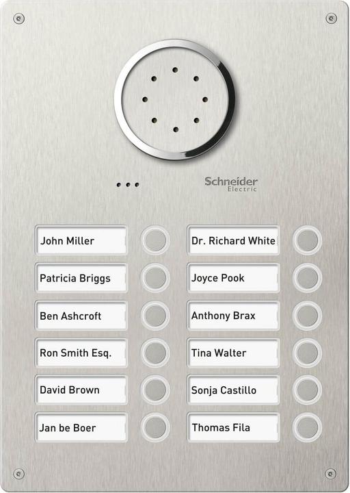 Actual product image Schneider Electric Ritto Acero door station