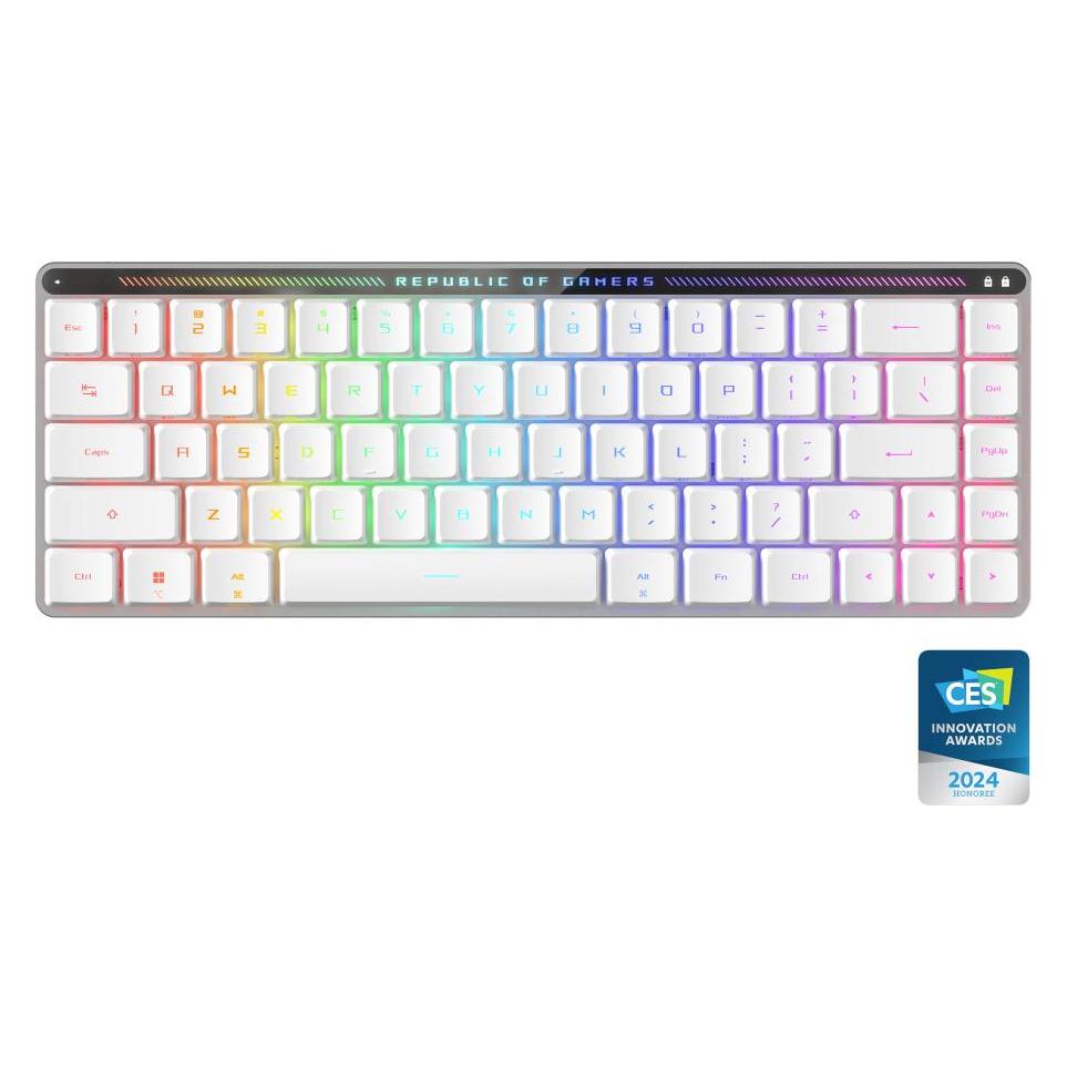 ASUS M603 Keyboard Falchion Rx Lp/Rlrd/Us (US, Kabelgebunden, Kabellos), Tastatur, Weiss