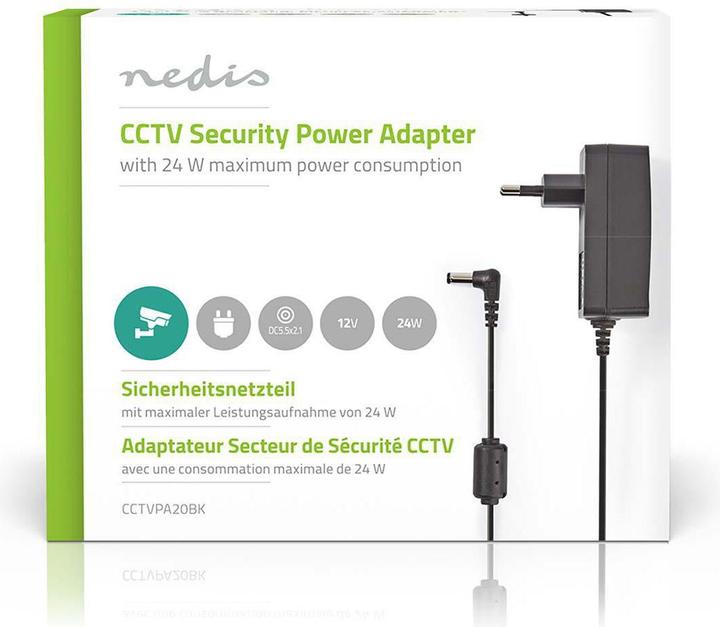 Actual product image Nedis Power supply unit DC V 12V DC 2000mA C (UTP, CAT5, 1.50 m)