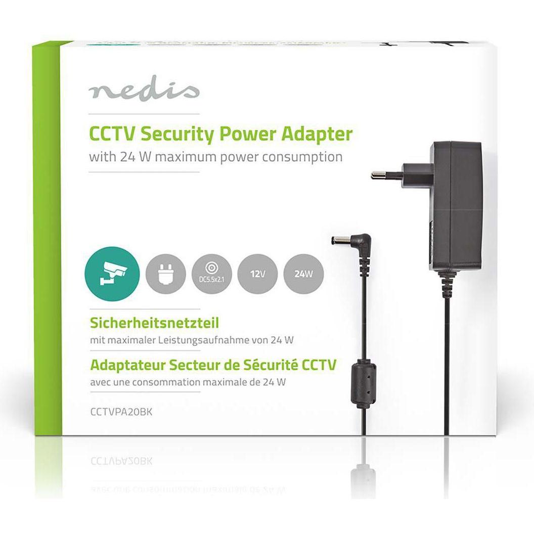 Thumbnail - Nedis Netzteil DC V 12V DC 2000mA C (S/FTP, CAT5, 1.50 m), Netzwerkkabel