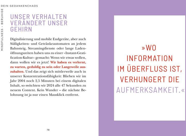 Produktbild Die 1-Minuten-Strategie gegen mentale Erschöpfung (Deutsch, Cordula Nussbaum, 2025)