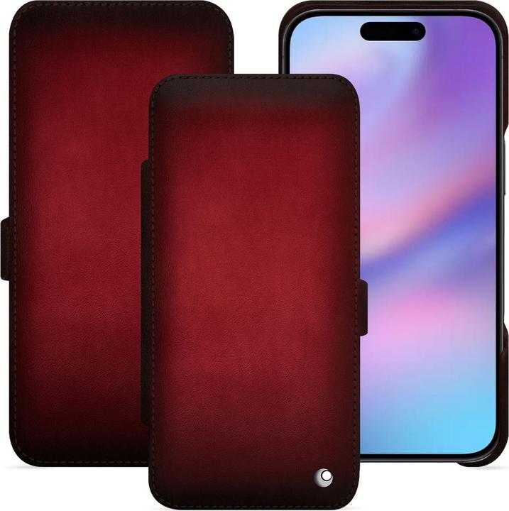 Actual product image Noreve Horizontal leather flap shell (Apple iPhone 17)