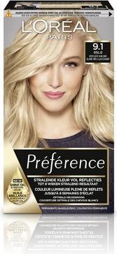 Image du produit L'Oréal Paris L'Oreal Paris Preference 9.1 Very Light Ash Blonde Hair Color (9.1 Blond cendré très clair)