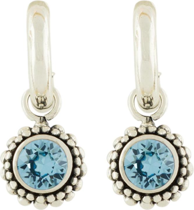 Aquamarinblau, Silber