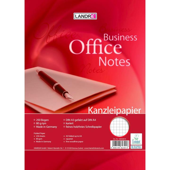 Immagine prodotto Landré Carta da ufficio Office A3/A4 (80 g/m², 250 x, A4)