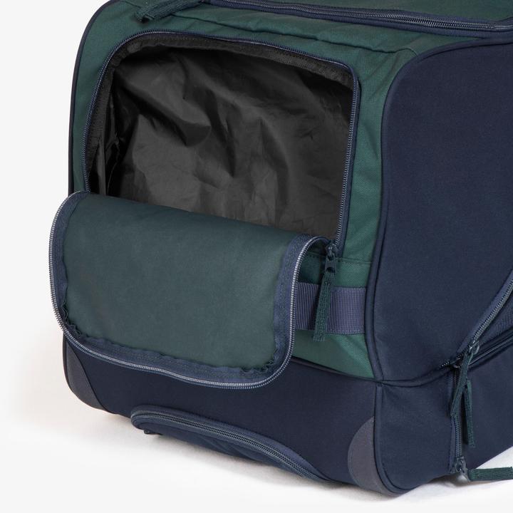 Produktbild Fouganza Transporttasche mit Rollen Trolley Reitzubehör 80 L grün/blau