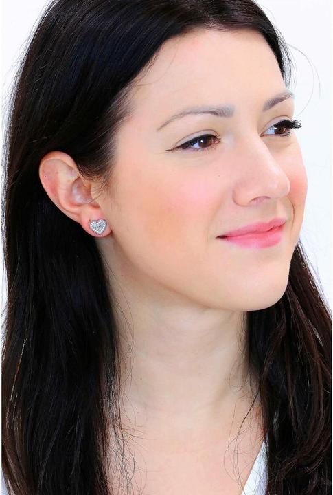 Produktbild Guess Romantic Studs Party Crystal Steel Earrings JUBE02173JWRHT/U (Edelstahl)