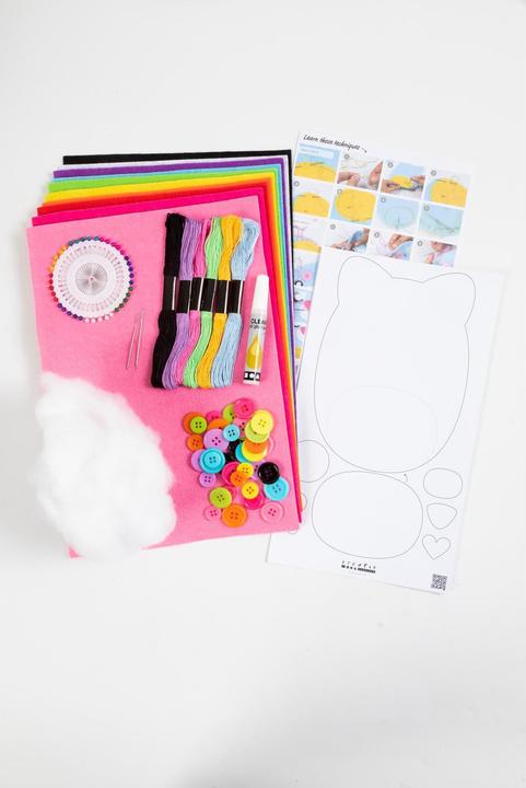 Actual product image Creativ Company Craft Set Starter Sewing Felt, Cord, Buttons