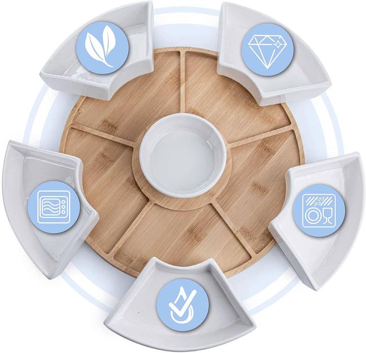 Produktbild Dimono Snacktablett mit 6 Schalen