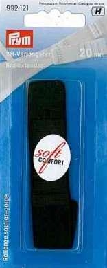 Image du produit Prym Prolongateur de soutien-gorge à accrocher, noir 20 mm, 3 x 1 crochet, carte