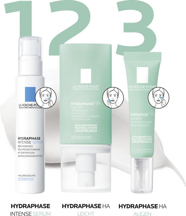 Image du produit La Roche Posay Hydraphase HA légère français/allemand/grec (50 ml, Crème de jour)