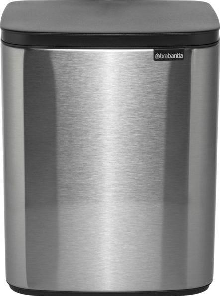 Productafbeelding Brabantia Bo Prullenbak - 12 l - Mat staal Vingerafdrukbestendig (12 l)