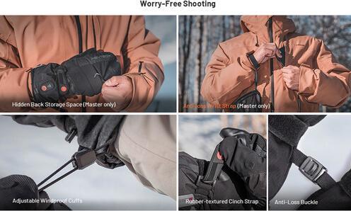 Actual product image Pgytech Photography Gloves Professional (XL) (XL)