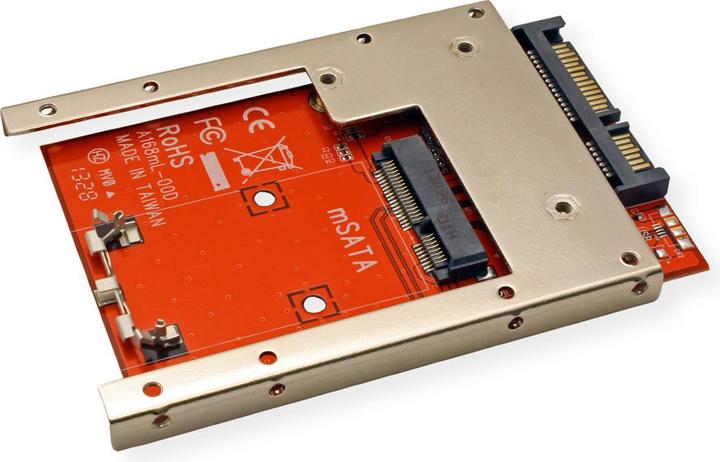 Actual product image Roline Adapter mSATA SSD to 2.5 SATA 22pin