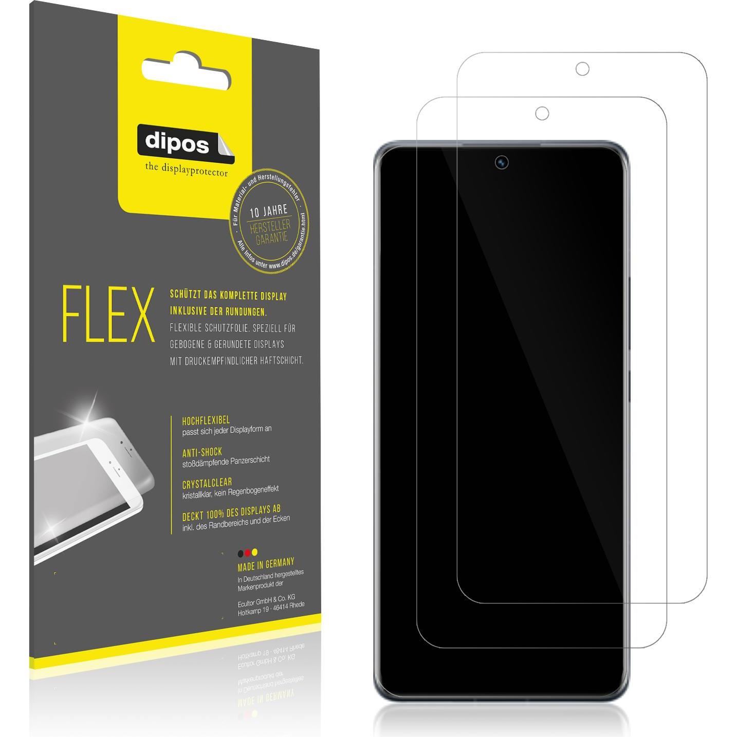 Dipos Displayschutzfolie Full-Cover 3D (1 Stück, Xiaomi 12), Smartphone Schutzfolie, Transparent