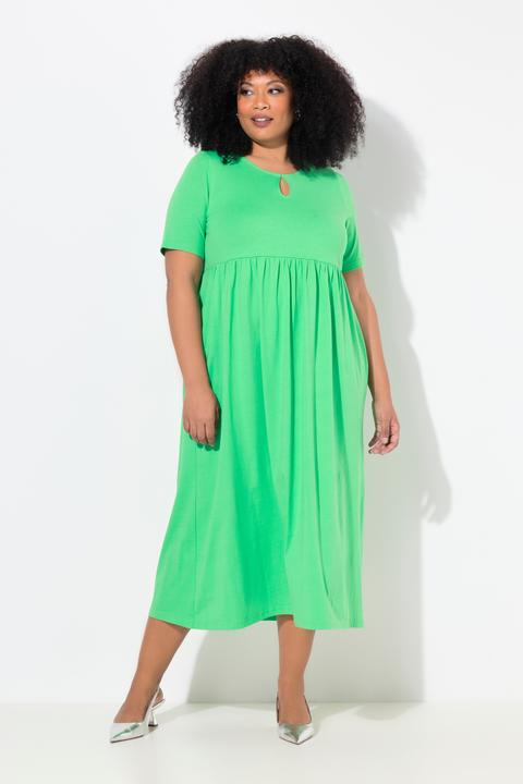 Produktbild Ulla Popken Maxikleid, A-Linie, Rundhals, Halbarm, Taschen (60)