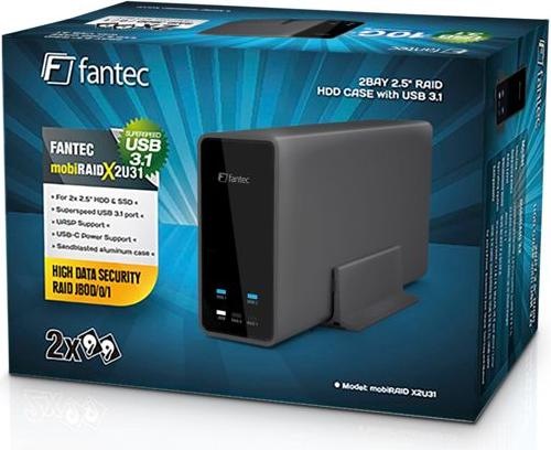 Produktbild Fantec mobiRAID X2U31 (2.5")