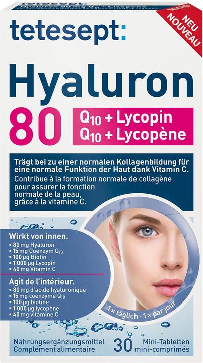 Tetesept Hyaluron 80 (30 Stk., Tabletten, 19 g)