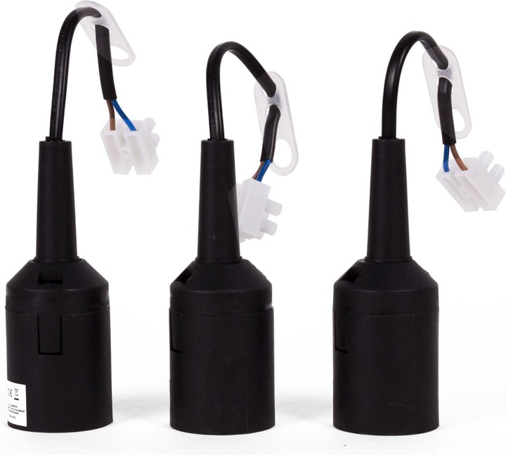 Actual product image Benson Electric Lamp socket with E27 thread, set of 3