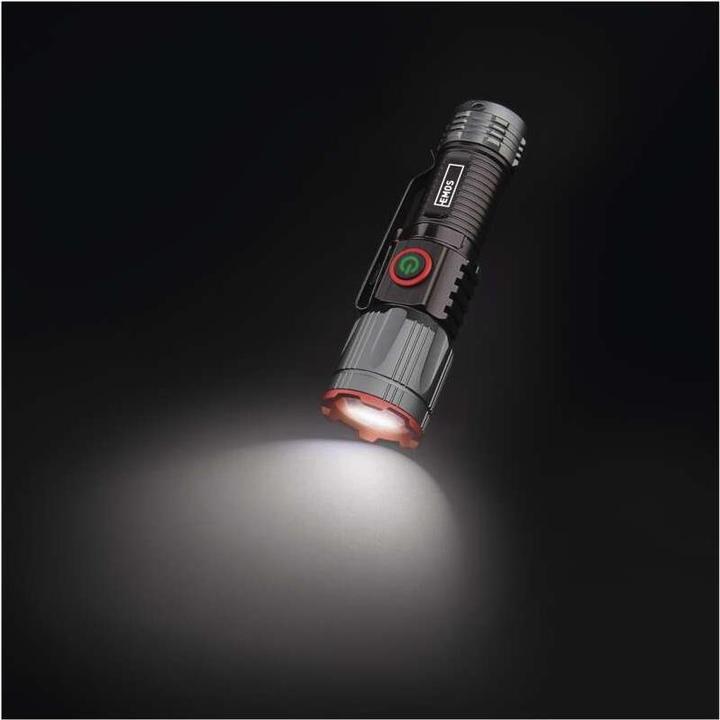 Produktbild Emos LED RECHAR. METAL FLASHLIGHT SMALL 350 lm, 700mAh (9 cm, 300 lm)