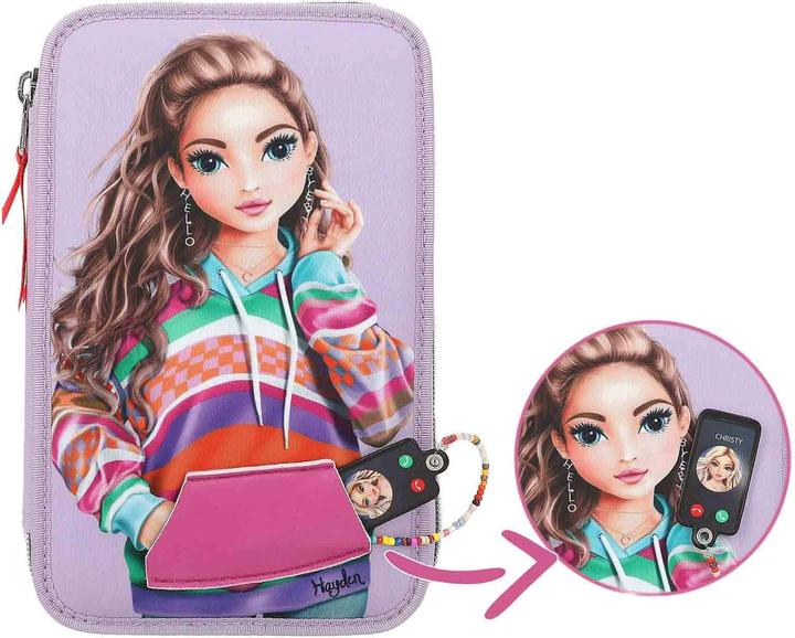 Image du produit Depesche TOPModel 3-Fach Federtasche JOY inkl. Stifte