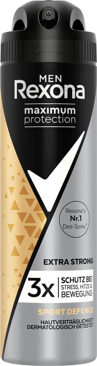 Immagine prodotto Rexona Deodorante Spray Uomo Protezione Massima Antitraspirante Sport Defence 150 ml (Getto vaporizzato)