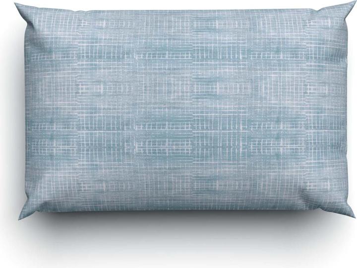 Immagine prodotto Lotus Bettwaren Biancheria da letto in bambù Skara blu (Copricuscino, 65 x 100 cm)