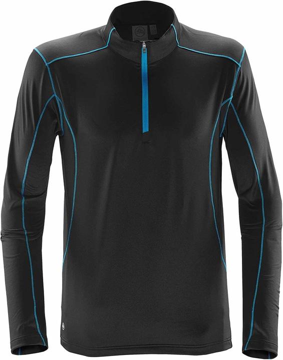 Bright blue, Black