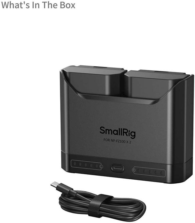Produktbild SmallRig 5483 Turbo Charging Kit for NP-FZ100 Camera Batteries (Kamera Akku Ladegerät)