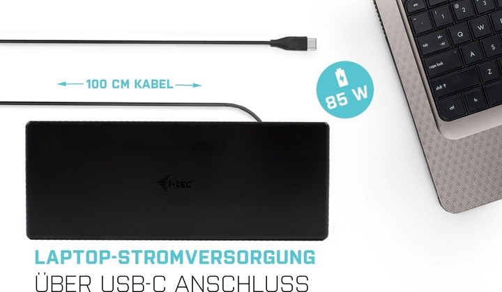 Produktbild i-tec C31tripledockpdch (USB-C, 3 Ports)
