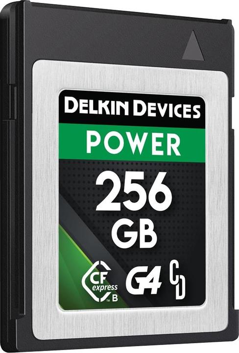 Actual product image Delkin POWER Cfexpress Type B G4 256GB R:1780MB/s W:805MB/s (256 GB, CFexpress type B)