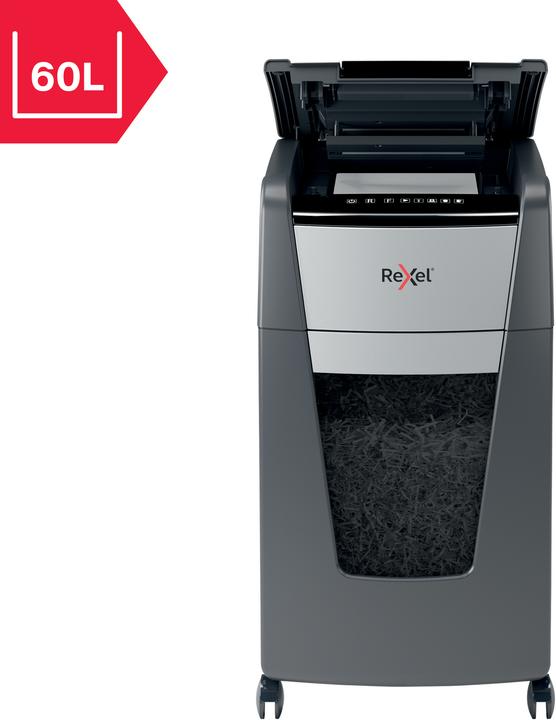 Image du produit Rexel Destructeur coupe croisée Optimum AutoFeed+ 225X 4 x 25 mm 60 l Nombre de feuilles (max.) : 225 Sic (Coupe de particules)