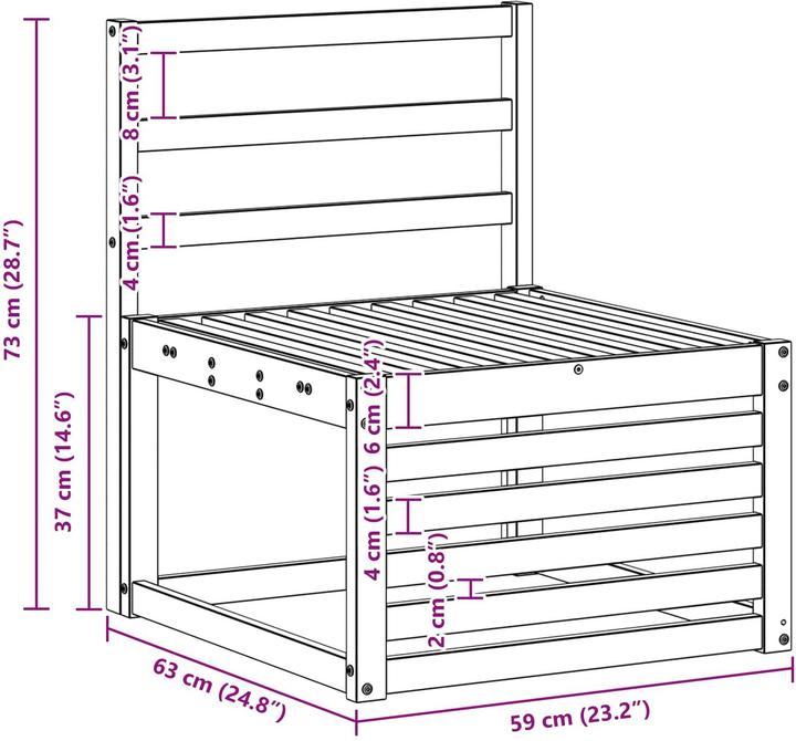 Produktbild vidaXL Gartenmöbel-Sets