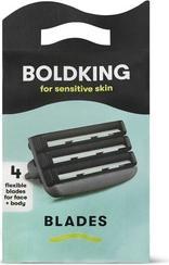 Actual product image Boldking Razor Blades for Sensitive Skin - Refill Blades for Men - 4 Count (4 x)