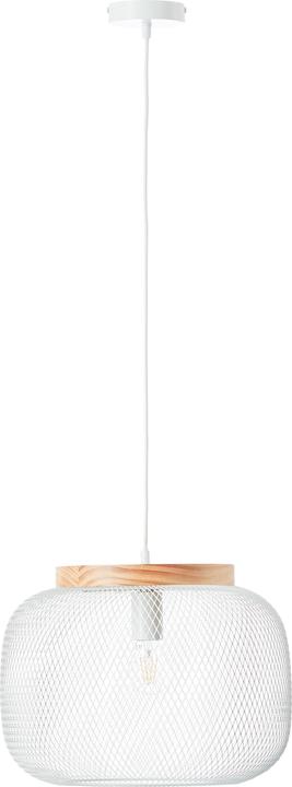 Produktbild Brilliant H 110 cm, D 40 cm, E27, kürzbar, Metall/Holz, weiss/holz hell (E27)