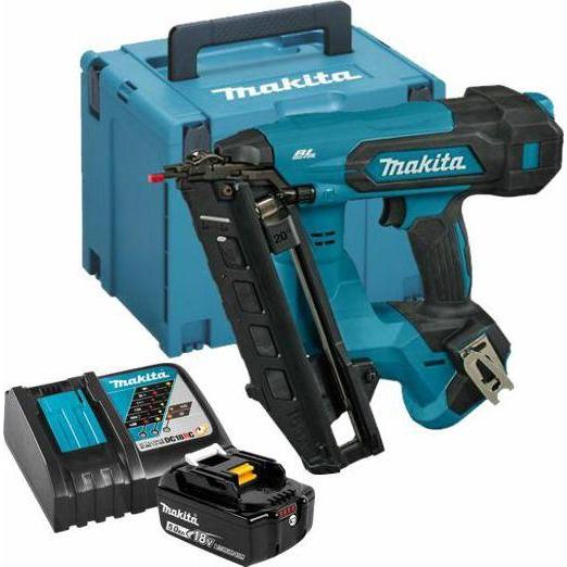 Makita, Graffettatrice + Pistola sparachiodi, 18V Dbn610Zj Nagler