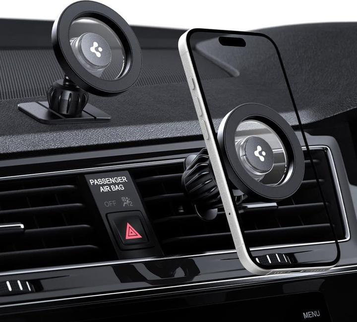 Spigen MFT13 Supporto MagSafe per auto per cockpit o ventilazione - Nero