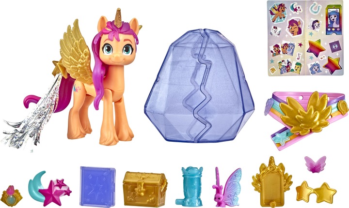 My Little Pony Eine neue Generation Kristall-Abenteuer Alihorn Sunny Starscout 7,5 cm Alihorn-Ü...