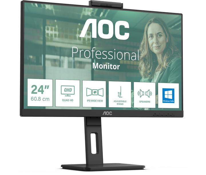 AOC 24P3CW 60,45cm 23,8Zoll IPS TFT 1920x1080 HDMI DP USB Black (1920 x 1080 Pixel, 23.80")