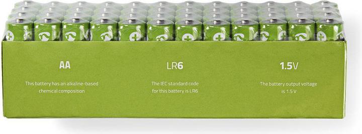 Actual product image Nedis Alkaline battery AA | 1.5 V DC | 48-pack (48 pcs., AA)