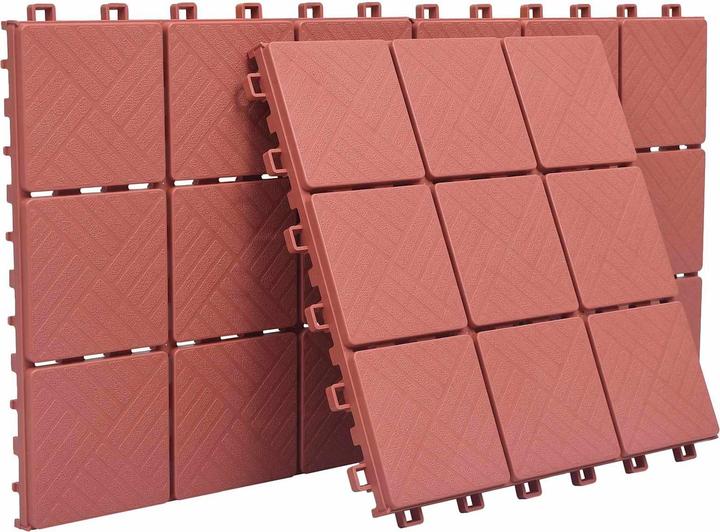 Produktbild vidaXL Terrassenfliese (10x, 30.50 x 30.50 cm)